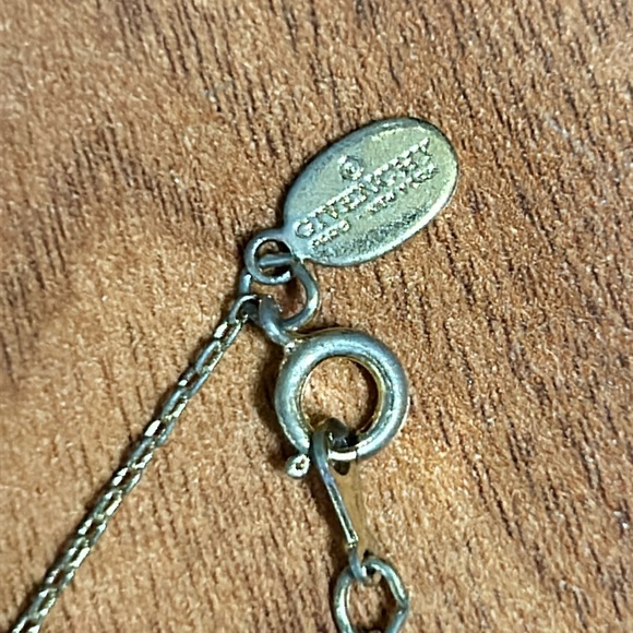 Authentic Givenchy Rhinestone "GG" Logo Necklace - Picture 5 of 11